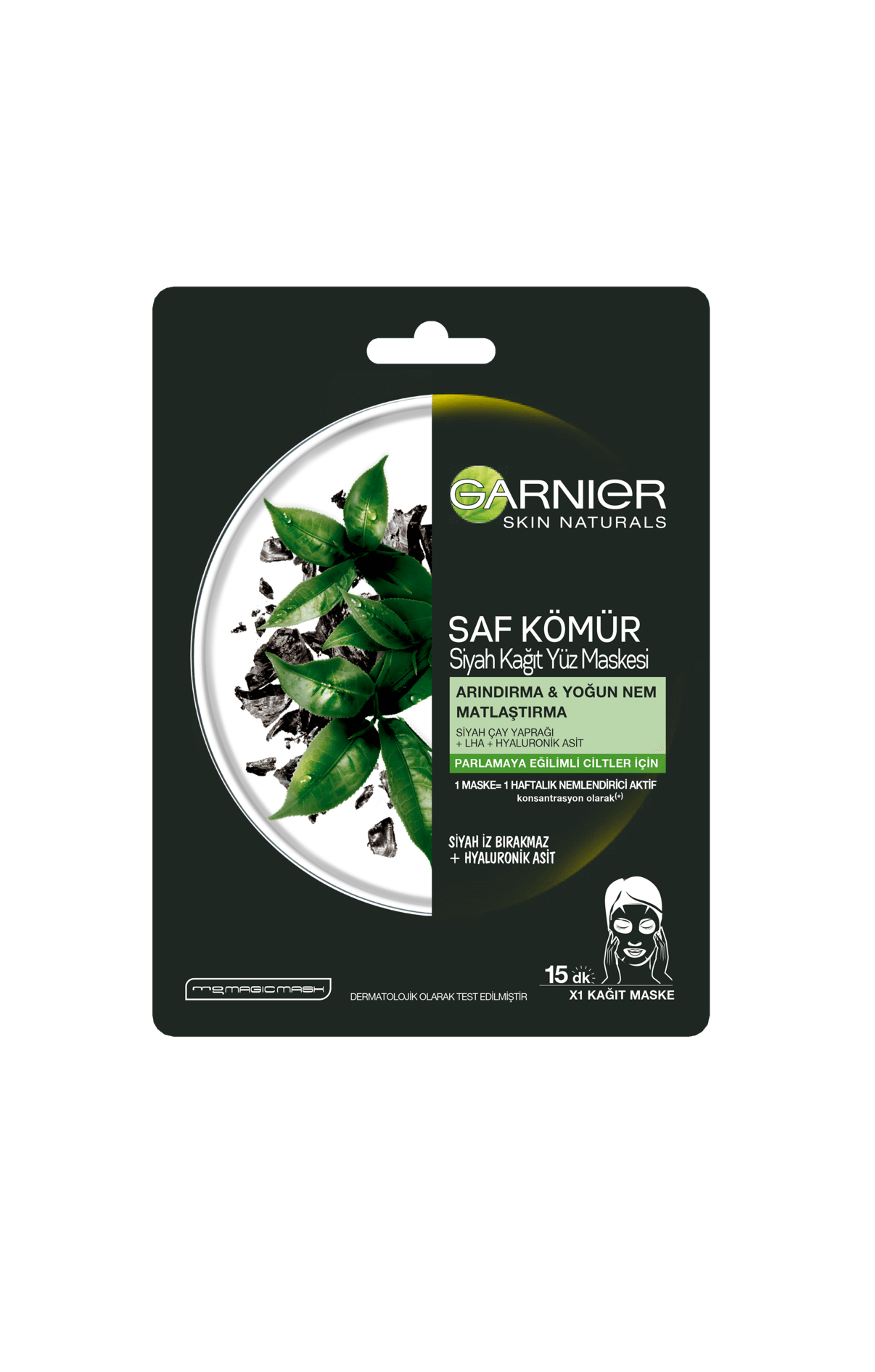 Garnier skin naturals saf kömür yüz maskesi